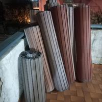 avvolgibili in plastica marroni usati 