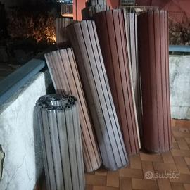 avvolgibili in plastica marroni usati 