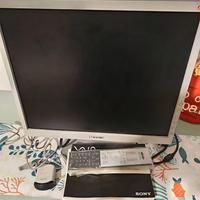 Schermo PC Sony, tastiera e mouse