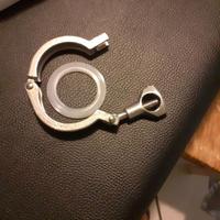 Morsetto Tri Clamp 50.5 acciao inox con ghiera