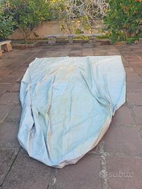 Telo copri gommone grigio