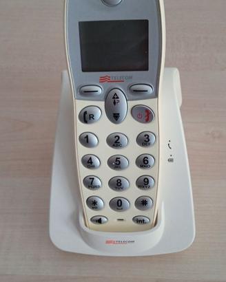 TELEFONO CORDLESS PORTATILE TELECOM PER TUTTI