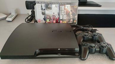PlayStation 3 con 2 controller e 3 giochi PS3