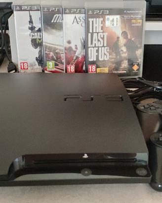 PlayStation 3 con 2 controller e 3 giochi PS3