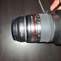 Samyang MF 85mm F1.4 AS IF UMC 43 con adattatore m