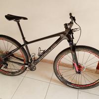 mtb carbonio freni disco molto leggero .