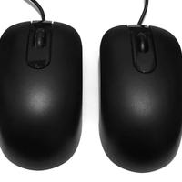 2 Mouse USB Cablato Ambidestro per PC / Portatile