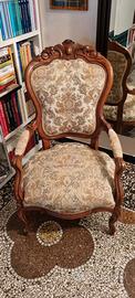 Poltrona stile Luigi Filippo