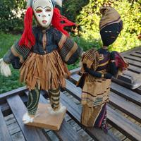 2 statuette etnico