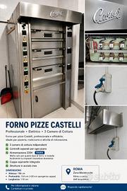 Forno Castelli Professionale 3 camere 220v