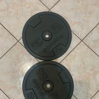 2 Dischi Pesi 20kg Decathlon – come nuovi!