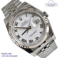 ROLEX Datejust 116234 white roman dial Full Set