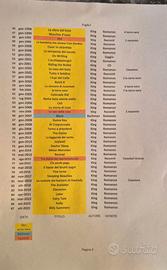 Stephen King prime edizioni collezione completa