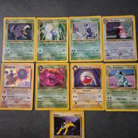 Lotto carte pokemon vintage Holo+rare