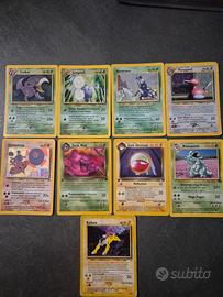 Lotto carte pokemon vintage Holo+rare