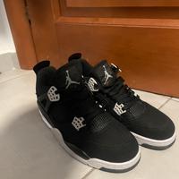 Jordan 4 black canvas 43