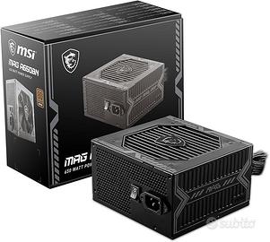 MSI MAG A650BN 650W 80+ Bronze–Garanzia e Scatola