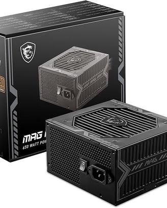 MSI MAG A650BN 650W 80+ Bronze–Garanzia e Scatola