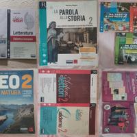 Libri Scuola SECONDA MEDIA Usati