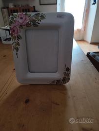 Porta foto in ceramica