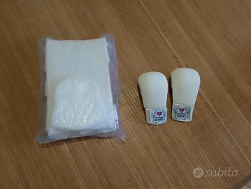 paracolpi gamba e guanti karate 