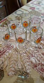 Bicchieri 6 calici  anni 80