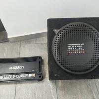 audison sr4+subwoofer MTX