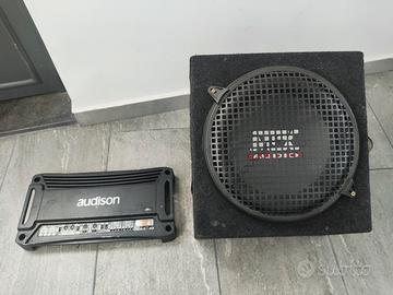 audison sr4+subwoofer MTX