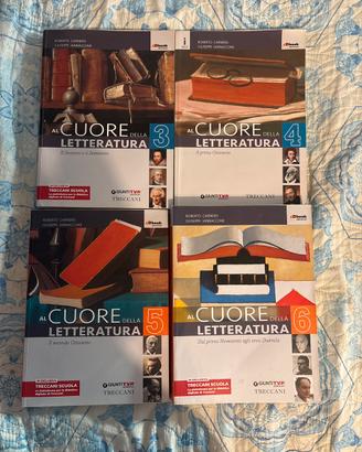 Blocco “Al Cuore della Letteratura” - Vol. 3-4-5-6