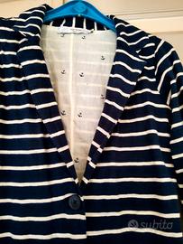 giacca in maglina di cotone