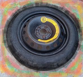 Ruota di scorta a 5 fori , Mis. T 125 x 80 x R 15