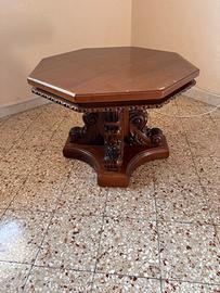 Tavolino in noce porta tv