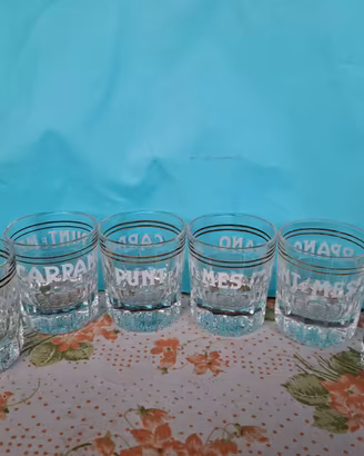 Bicchieri Punt e mes Carpano vintage