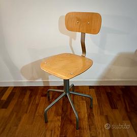 Sgabello Industriale Vintage