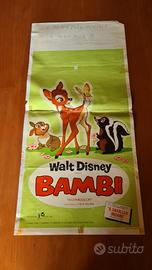 Bambi Disney locandina film originale prima ediz