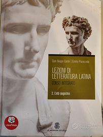 Libro LEZIONI DI LETTERATURA LATINA- Conte e Piane