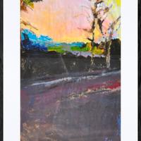 Quadro dipinto originale paesaggio certificato