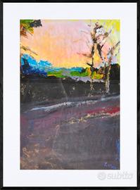 Quadro dipinto originale paesaggio certificato