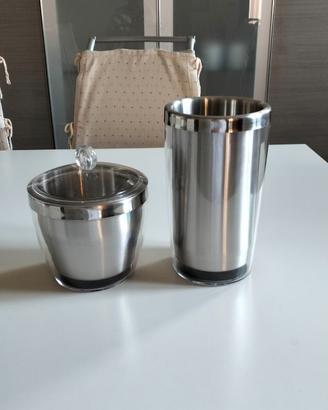 SECCHIELLO PORTA GHIACCIO + PORTA BOTTIGLIA