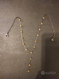 Collana con gemme in quarzo 