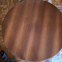 tavolo rotondo allungabile in legno 