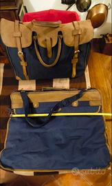 Set Borse Da Viaggio Borsone E Borsa Porta Abiti