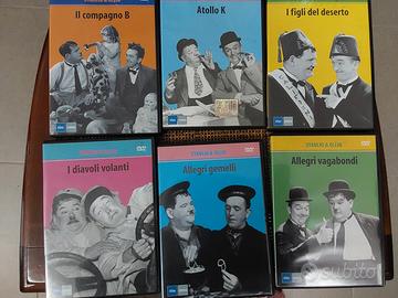 6 dvd Stanlio e Ollio