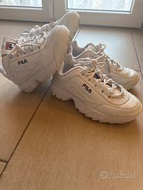 Scarpe da ginnastica Fila, colore bianco, tg 35/38