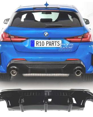 DIFFUSORE BMW F40 19- LOOK M 135i NERO LUCIDO PLAS
