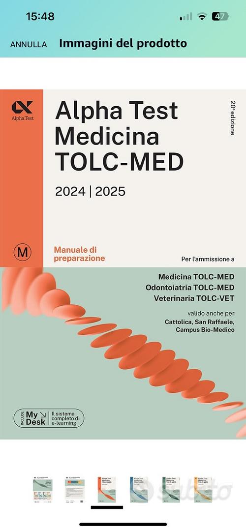 Alpha test medicina edizione 2024/2025 - Libri e Riviste In vendita a Latina
