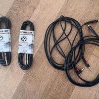 22 vari Cavi Jack per Chitarra ed Effetti