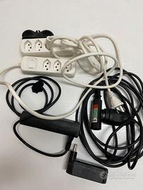 8 pezzi ciabatte multipresa e prolunghe svizzera