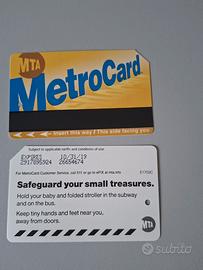 Metro card New York