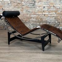 CHAISE LONGUE di ALIVAR in pelo di cavallino Brown